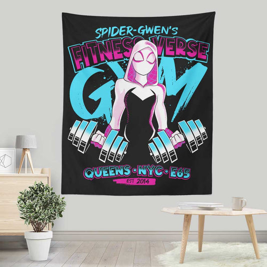 Gwen's Fitness Verse - Wall Tapestry