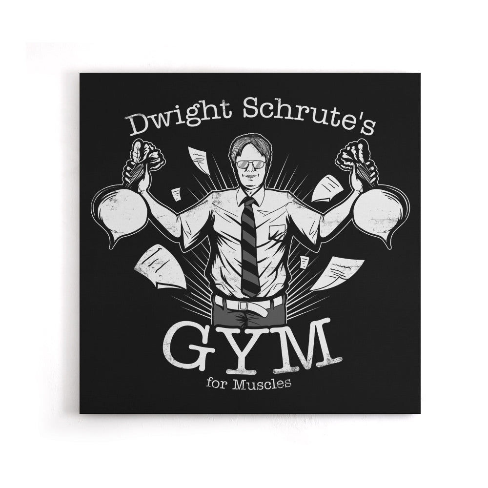 Gym for Muscles - Canvas Print