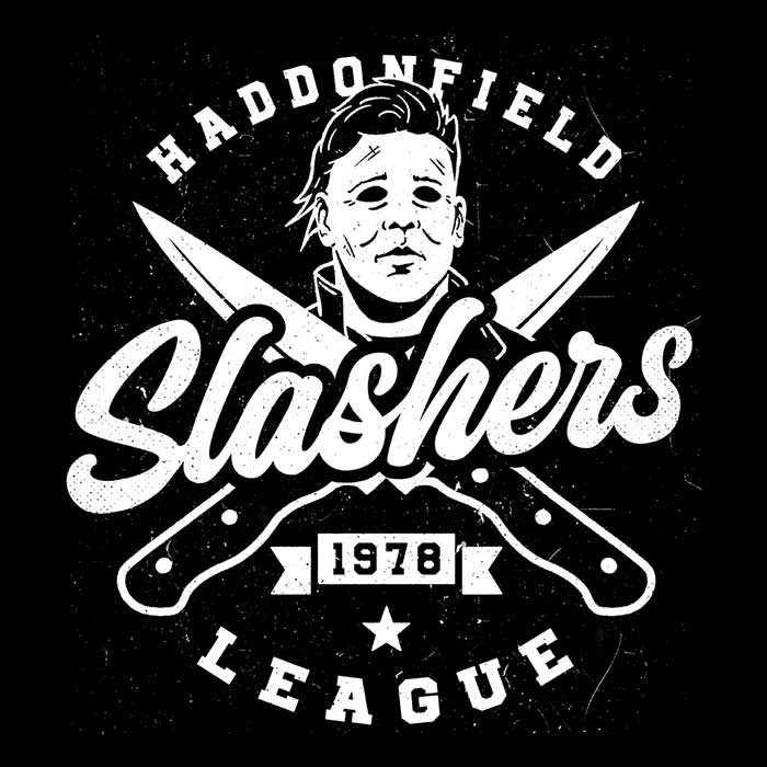 Haddonfield Lettering Haddonfield Slashers - Shower Curtain β Once Upon a Tee