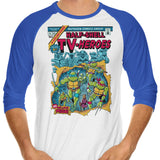 Half-Shell Heroes - 3/4 Sleeve Raglan T-Shirt