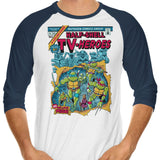 Half-Shell Heroes - 3/4 Sleeve Raglan T-Shirt