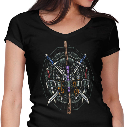 Half Shelled Weaponry - Women's V-Neck