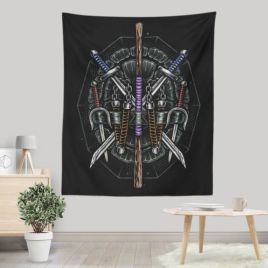 Half Shelled Weaponry - Wall Tapestry