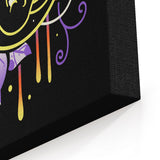 Halloween Bottled Kitten - Canvas Print