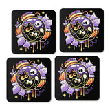 Halloween Bottled Kitten - Coasters