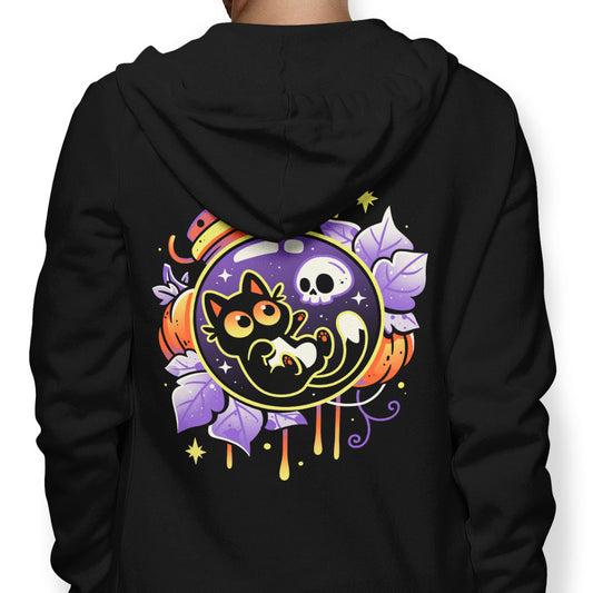 Halloween Bottled Kitten - Hoodie