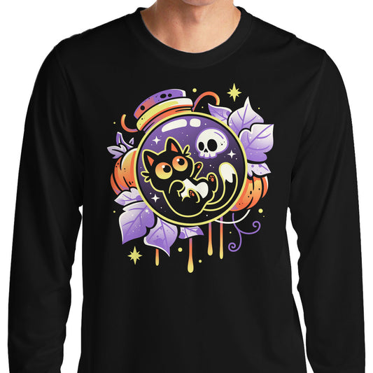 Halloween Bottled Kitten - Long Sleeve T-Shirt