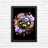 Halloween Bottled Kitten - Posters & Prints