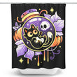 Halloween Bottled Kitten - Shower Curtain