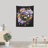 Halloween Bottled Kitten - Wall Tapestry
