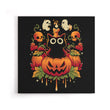 Halloween Candle Trick - Canvas Print