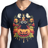 Halloween Candle Trick - Men's V-Neck