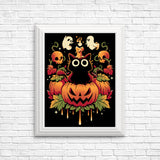 Halloween Candle Trick - Posters & Prints