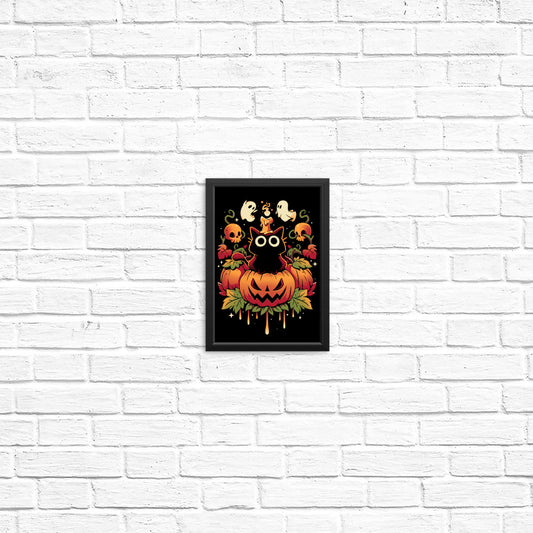 Halloween Candle Trick - Posters & Prints