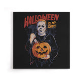 Halloween is My Shape - Canvas Print