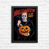Halloween is My Shape - Posters & Prints