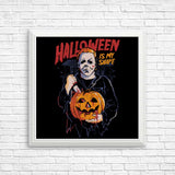 Halloween is My Shape - Posters & Prints