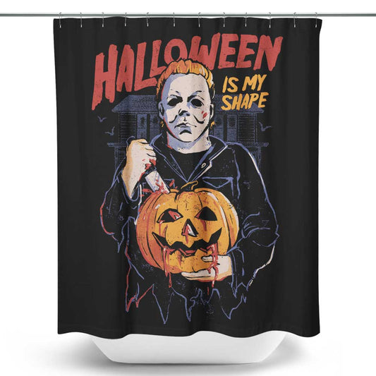 Halloween is My Shape - Shower Curtain