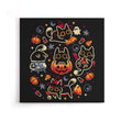 Halloween Kitty Party - Canvas Print