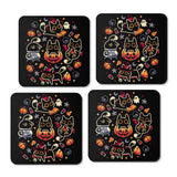 Halloween Kitty Party - Coasters