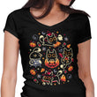 Halloween Kitty Party - Women's V-Neck