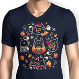 Halloween Kitty Party - Men's V-Neck