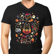 Halloween Kitty Party - Men's V-Neck