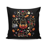 Halloween Kitty Party - Throw Pillow