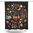Halloween Kitty Party - Shower Curtain