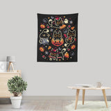 Halloween Kitty Party - Wall Tapestry