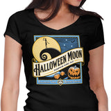 Halloween Moon - Women's V-Neck