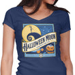 Halloween Moon - Women's V-Neck
