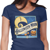 Halloween Moon - Women's V-Neck