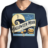 Halloween Moon - Men's V-Neck