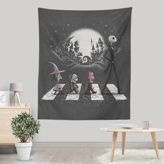 Halloween Road - Wall Tapestry