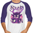 Haunted Ghost - 3/4 Sleeve Raglan T-Shirt