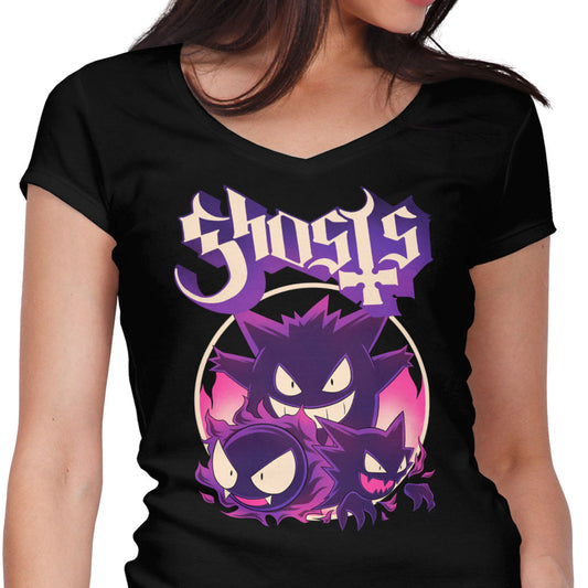 Haunted Ghost - Women's V-Neck