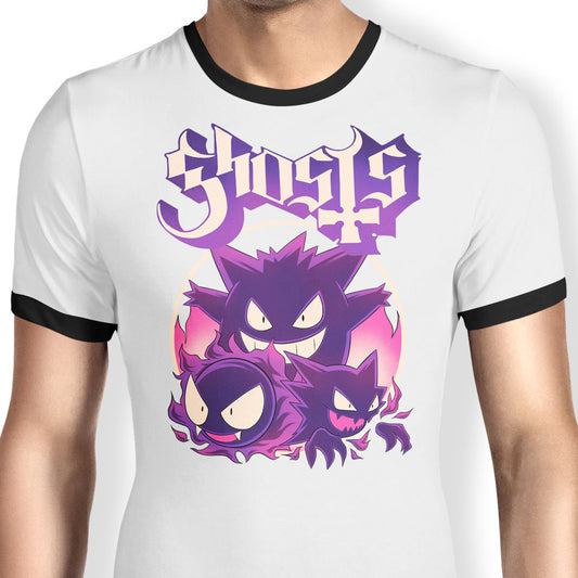 Haunted Ghost - Ringer T-Shirt