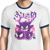 Haunted Ghost - Ringer T-Shirt