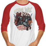 Heads Will Roll - 3/4 Sleeve Raglan T-Shirt