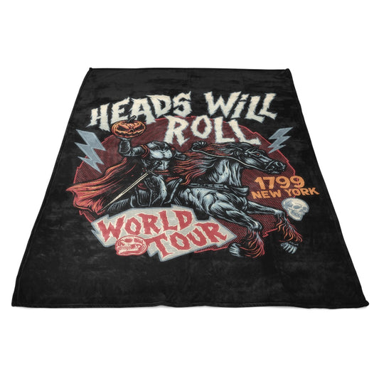 Heads Will Roll - Fleece Blanket