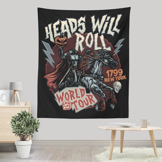 Heads Will Roll - Wall Tapestry