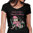 Healing From Nothing - Women's V-Neck