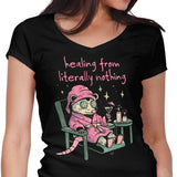 Healing From Nothing - Women's V-Neck