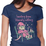 Healing From Nothing - Women's V-Neck