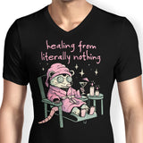 Healing From Nothing - Men's V-Neck