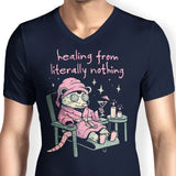 Healing From Nothing - Men's V-Neck