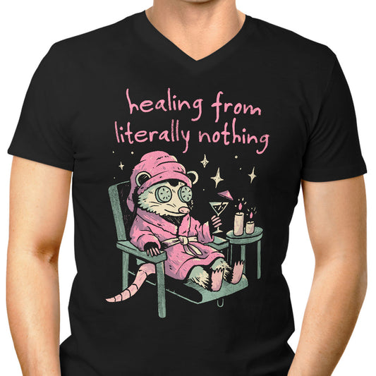 Healing From Nothing - Men's V-Neck