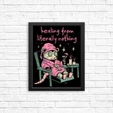 Healing From Nothing - Posters & Prints
