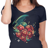 Heart of a Gamer - Women's V-Neck